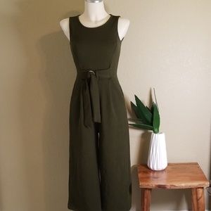 Army green jumpsuit